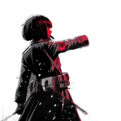 sword, weapon, staff, comic book art, concept art, anime, fantasy art, snow transparent PNG cut-out