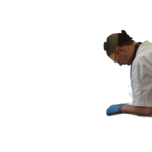 staff, hat, man, white, shirt, preparing, food, behind transparent PNG cut-out