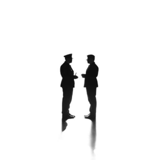staff, hat, umbrella, jacket, concept art, 3d render, black, white transparent PNG cut-out