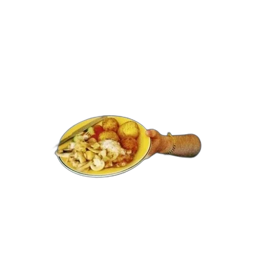 food, staff, weapon, jewelry, 3d render, photorealistic, man, sits transparent PNG cut-out