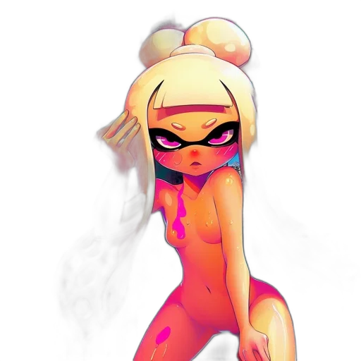 dress, weapon, mask, concept art, watercolor, pixel art, cartoon, neon transparent PNG cut-out