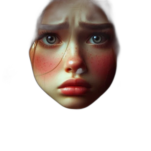 face, mask, robot, creature, photorealistic, 3d render, concept art, fantasy art transparent PNG cut-out