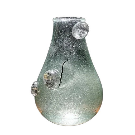 bottle, jewelry, crown, 3d render, photorealistic, glass, sculpture, textured transparent PNG cut-out