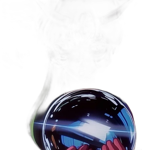 mask, bottle, crown, robot, concept art, anime, vaporwave, photorealistic transparent PNG cut-out
