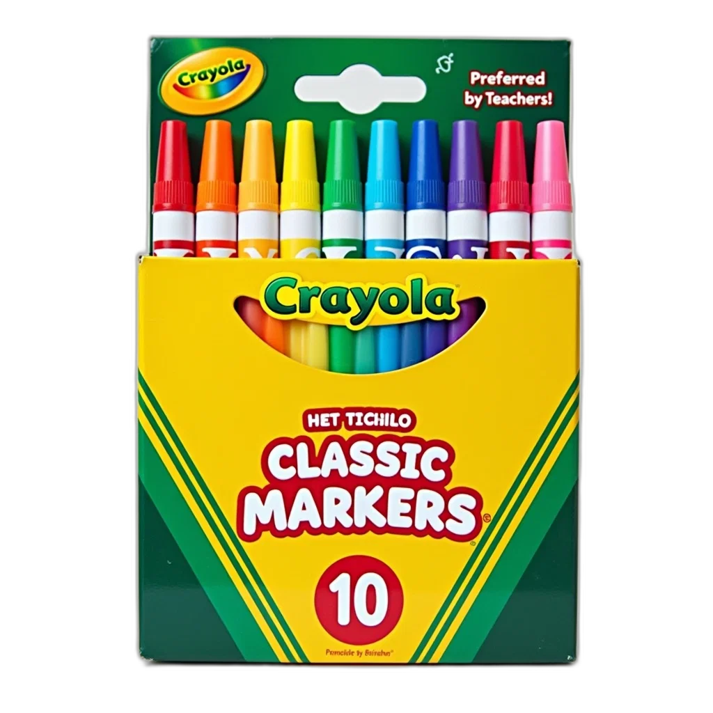 colorful, monochrome, neon, pastel, box, crayola, markers, green transparent PNG cut-out