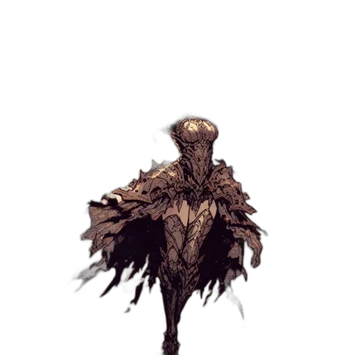creature, robot, staff, mask, concept art, fantasy art, pixel art, watercolor transparent PNG cut-out