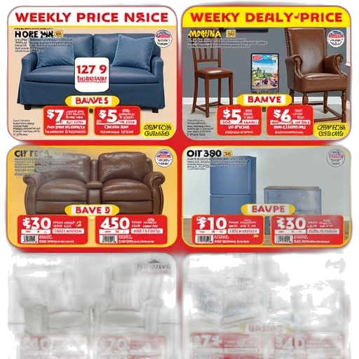 furniture, flyer, sunoco, weekly transparent PNG cut-out