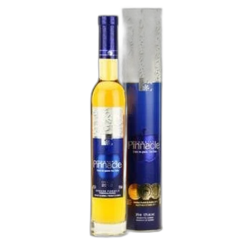 bottle, pinnacle, vodka, placed, next, cylindrical, blue, white transparent PNG cut-out