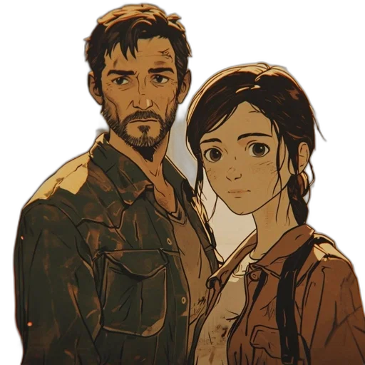 jacket, concept art, comic book art, watercolor, pixel art, rain, fog, golden transparent PNG cut-out