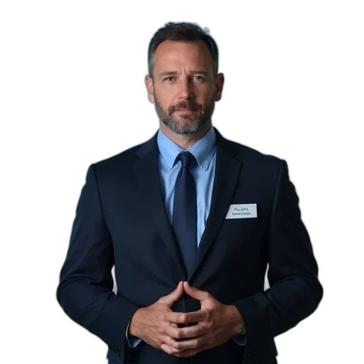 staff, jacket, face, umbrella, man, dark, suit, tie transparent PNG cut-out