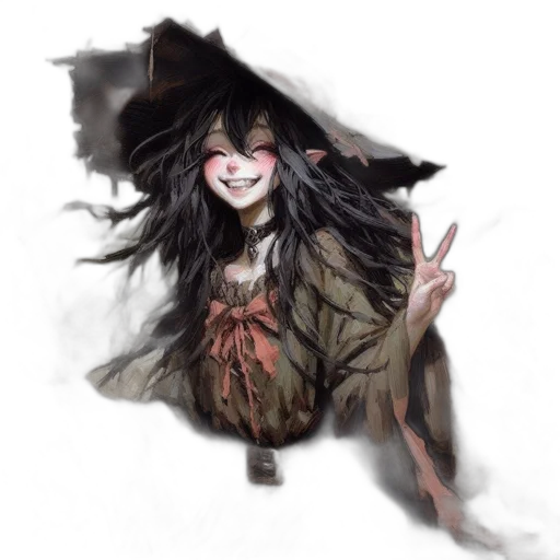 mask, creature, face, jacket, watercolor, concept art, fantasy art, anime transparent PNG cut-out
