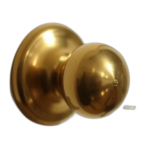 jewelry, crown, 3d render, golden, close-up, shiny, brass, doorknob transparent PNG cut-out