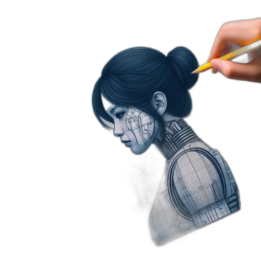 mask, robot, face, watercolor, concept art, photorealistic, comic book art, outer space transparent PNG cut-out