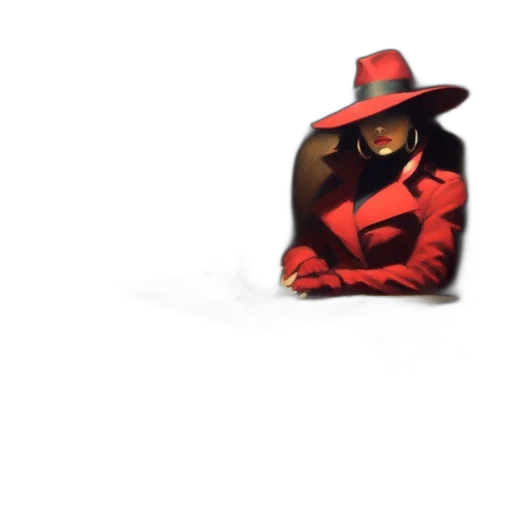 hat, mask, face, creature, concept art, 3d render, comic book art, pixel art transparent PNG cut-out