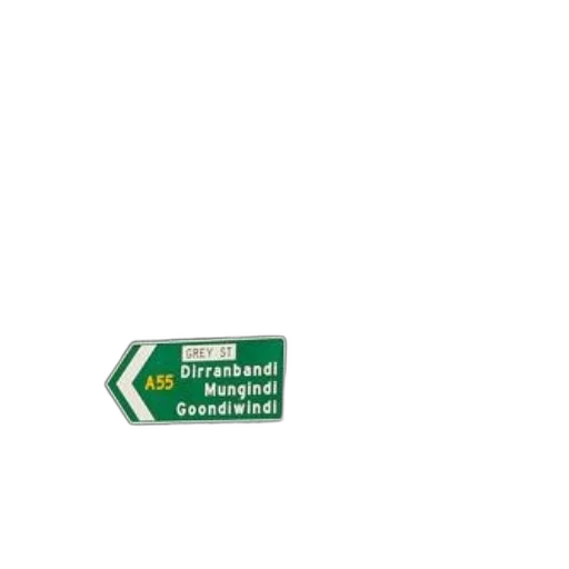 crown, 3d render, green, street, sign, pointing, grey, dirranbandi transparent PNG cut-out