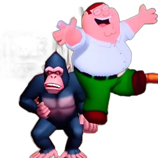 animal, concept art, 3d render, cartoon, photorealistic, two, animated, characters transparent PNG cut-out