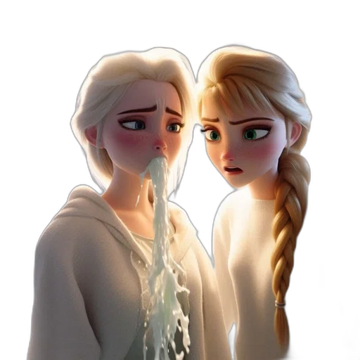 concept art, 3d render, fantasy art, comic book art, snow, underwater, fire, fog transparent PNG cut-out