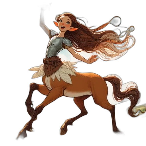 fantasy art, concept art, pixel art, cartoon, earth tones, young, woman, long transparent PNG cut-out
