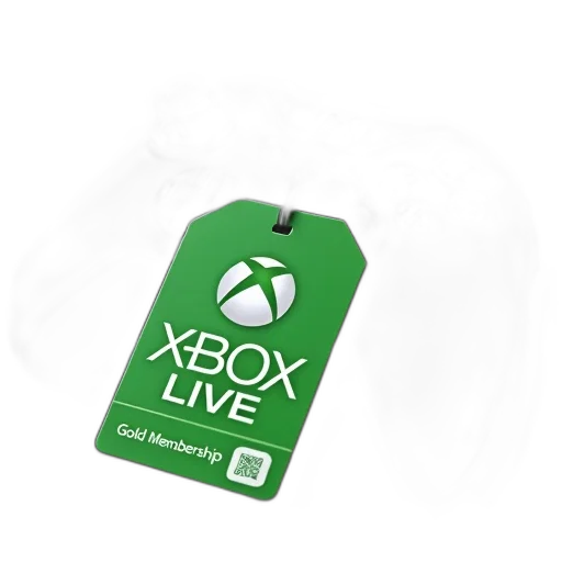 3d render, black, xbox, controller, green, tag, attached, featuring transparent PNG cut-out