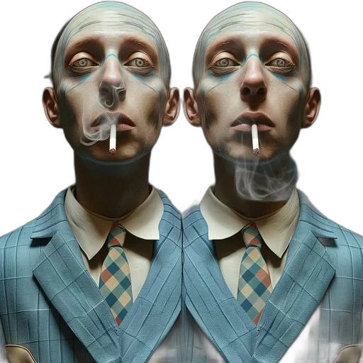 mask, face, jacket, robot, concept art, 3d render, photorealistic, comic book art transparent PNG cut-out