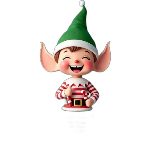staff, hat, creature, 3d render, concept art, photorealistic, festive, scene transparent PNG cut-out