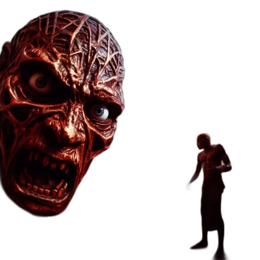 mask, face, creature, robot, concept art, 3d render, comic book art, photorealistic transparent PNG cut-out