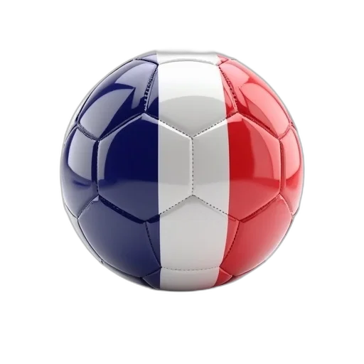 soccer, ball, colors, france transparent PNG cut-out