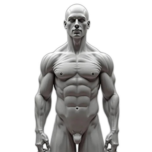 robot, concept art, photorealistic, 3d render, concept, conceptual, illustration, male transparent PNG cut-out