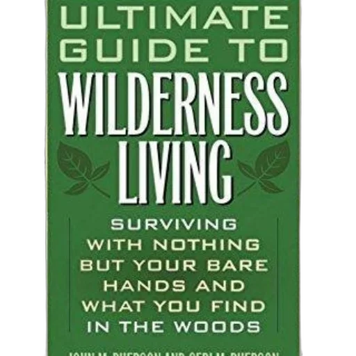 ultimate, guide, wilderness, living, book, cover, features, green transparent PNG cut-out