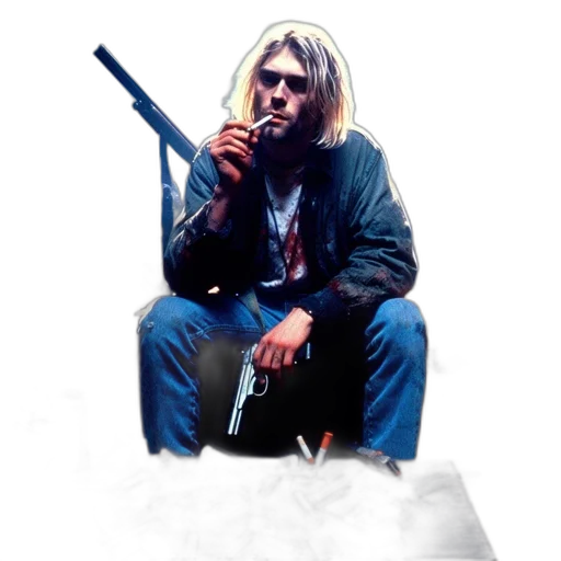 jacket, weapon, staff, pixel art, photorealistic, concept art, vaporwave, snow transparent PNG cut-out