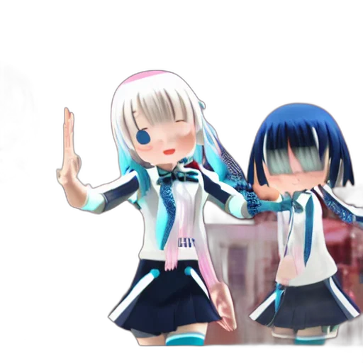 robot, 3d render, anime, concept art transparent PNG cut-out
