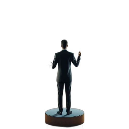 staff, robot, jacket, furniture, 3d render, concept art, man, suit transparent PNG cut-out