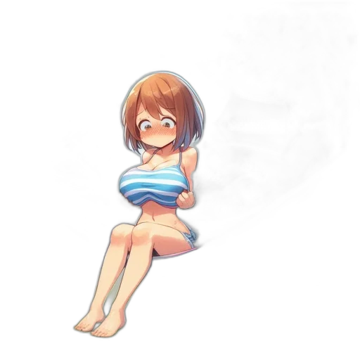 dress, creature, staff, robot, pixel art, concept art, 3d render, anime transparent PNG cut-out