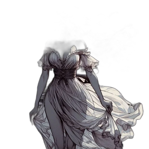 mask, staff, dress, dragon, concept art, fantasy art, pixel art, comic book art transparent PNG cut-out