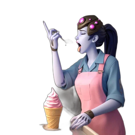 staff, food, concept art, vaporwave, fantasy art, watercolor, neon lights, fire transparent PNG cut-out