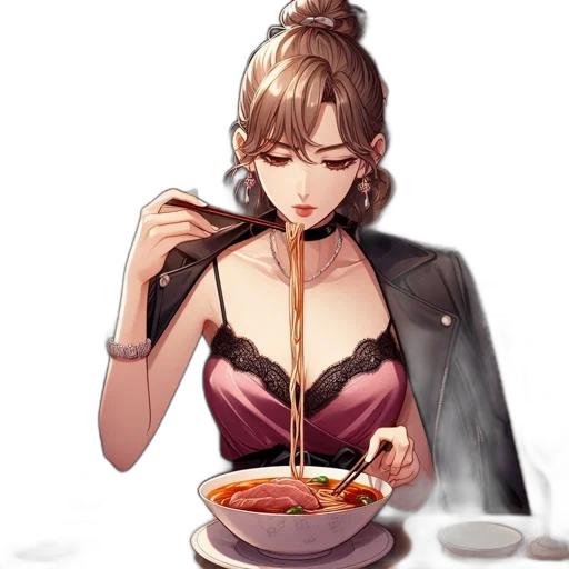 food, dress, staff, jewelry, concept art, pixel art, anime, fantasy art transparent PNG cut-out