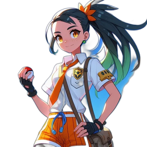 staff, weapon, jacket, dress, concept art, anime, pixel art, cartoon transparent PNG cut-out