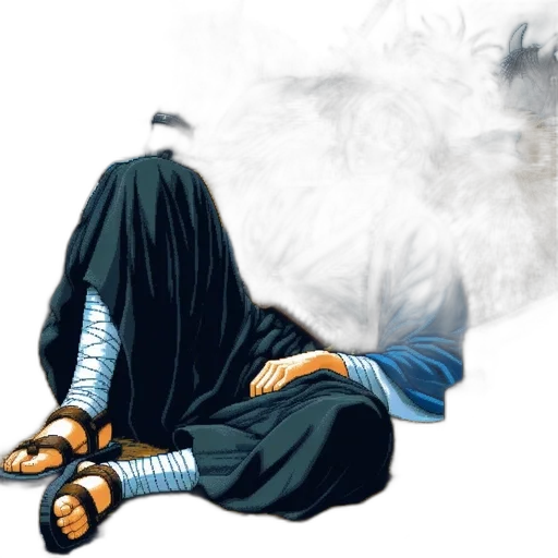 mask, jacket, concept art, comic book art, photorealistic, anime, fire, fog transparent PNG cut-out