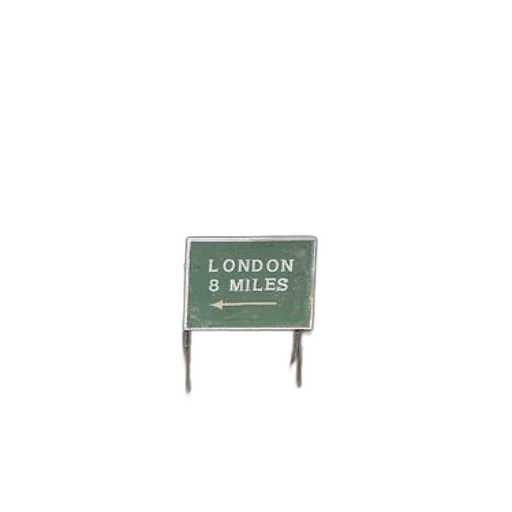 furniture, green, train, car, sign, reads, london, miles transparent PNG cut-out
