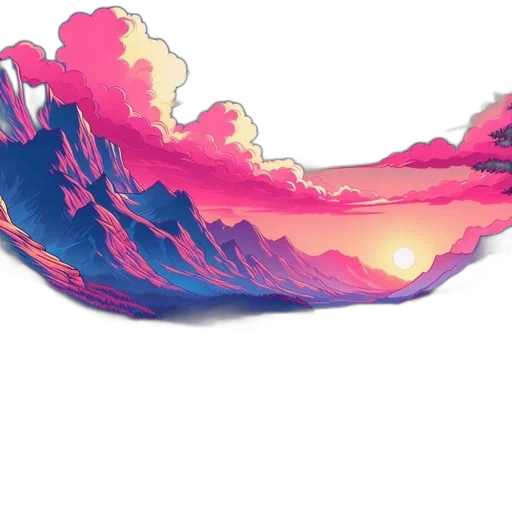 crown, bottle, shoes, hair, watercolor, concept art, vaporwave, fantasy art transparent PNG cut-out