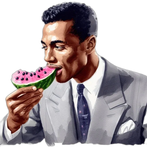 food, photorealistic, concept art, vaporwave, cartoon, individual, formal, outfit transparent PNG cut-out