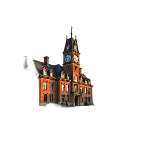 building, staff, furniture, umbrella, 3d render, concept art, pixel art, photorealistic transparent PNG cut-out