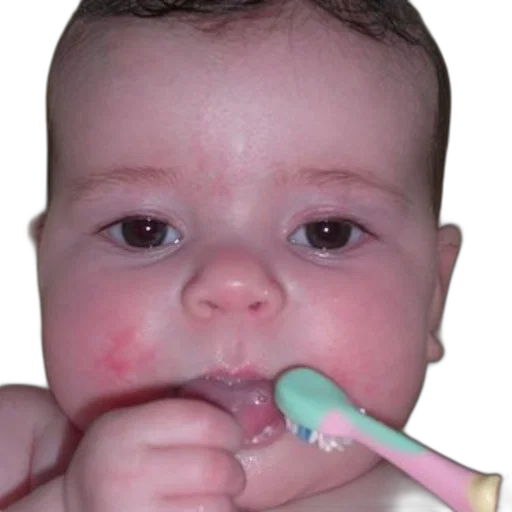 staff, photorealistic, baby, red transparent PNG cut-out