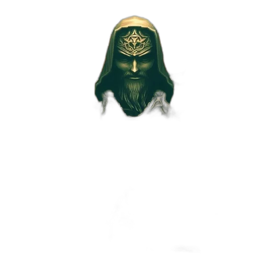 mask, crown, face, creature, concept art, fantasy art, 3d render, pixel art transparent PNG cut-out