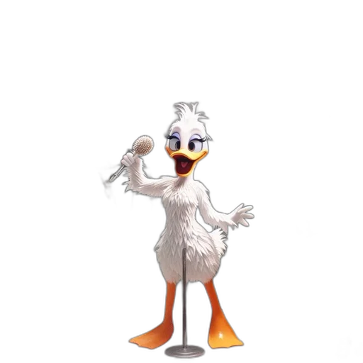 animal, staff, creature, robot, 3d render, cartoon, concept art, pixel art transparent PNG cut-out