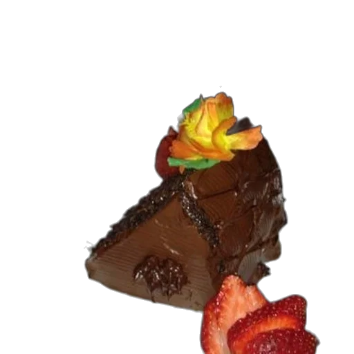 food, crown, staff, hat, photorealistic, 3d render, slice, chocolate transparent PNG cut-out