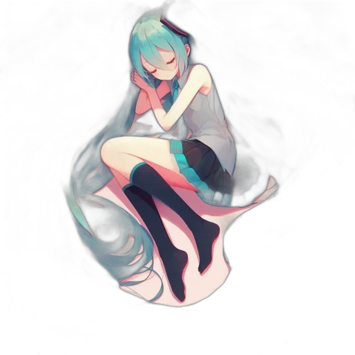 dress, mask, jacket, creature, pixel art, concept art, anime, fantasy art transparent PNG cut-out