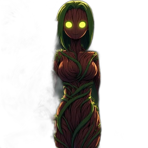 dress, creature, mask, staff, concept art, fantasy art, pixel art, comic book art transparent PNG cut-out