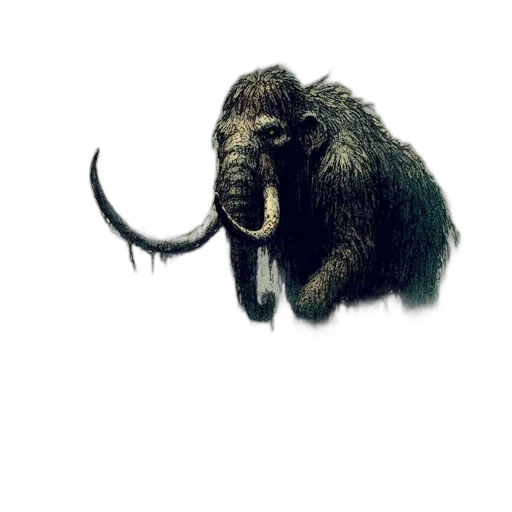 animal, creature, hair, staff, concept art, photorealistic, fantasy art, 3d render transparent PNG cut-out