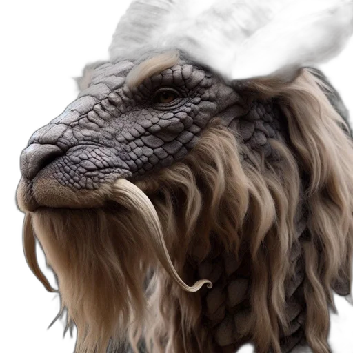 dragon, animal, hat, creature, photorealistic, fantasy art, 3d render, concept art transparent PNG cut-out